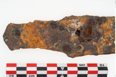 Etikett zu Eisenmesser (NHMW-PRAE-085773)